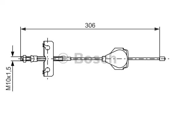 Трос BOSCH 1 987 477 990 (BC825)