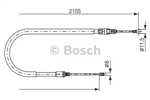 Трос BOSCH 1 987 477 994 (BC828)