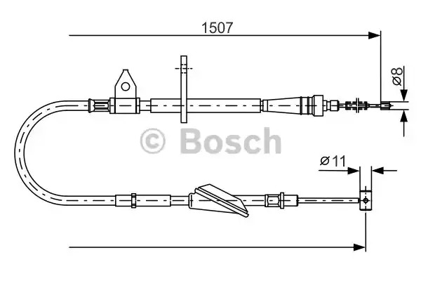 Трос BOSCH 1 987 477 995 (BC829)