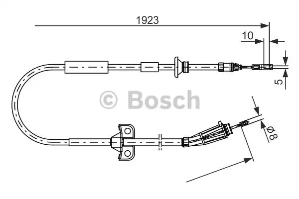 Трос BOSCH 1 987 477 999 (BC833)