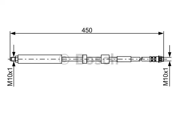 Шлангопровод BOSCH 1 987 481 051 (BH943)