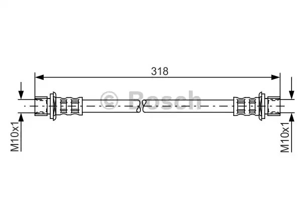 Шлангопровод BOSCH 1 987 481 062 (BH954)