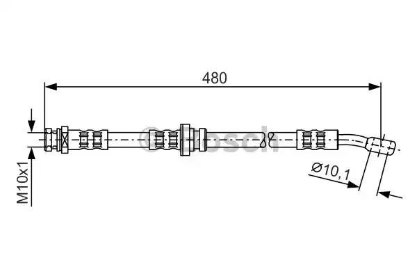 Шлангопровод BOSCH 1 987 481 065 (BH957)