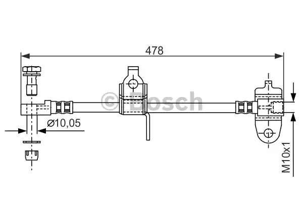 Шлангопровод BOSCH 1 987 481 070 (BH962)