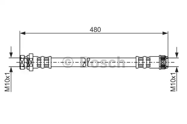 Шлангопровод BOSCH 1 987 481 074 (BH966)