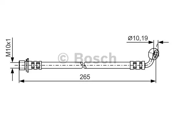 Шлангопровод BOSCH 1 987 481 128 (BH1020)