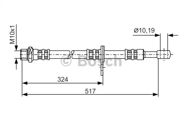 Шлангопровод BOSCH 1 987 481 139 (BH1031)