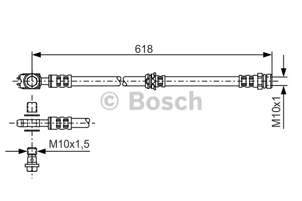 Шлангопровод BOSCH 1 987 481 173 (BH1065)