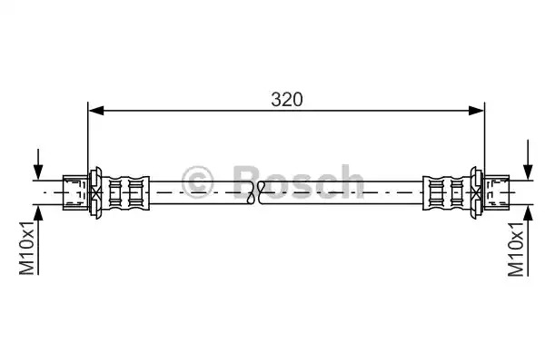 Шлангопровод BOSCH 1 987 481 181 (BH1073)