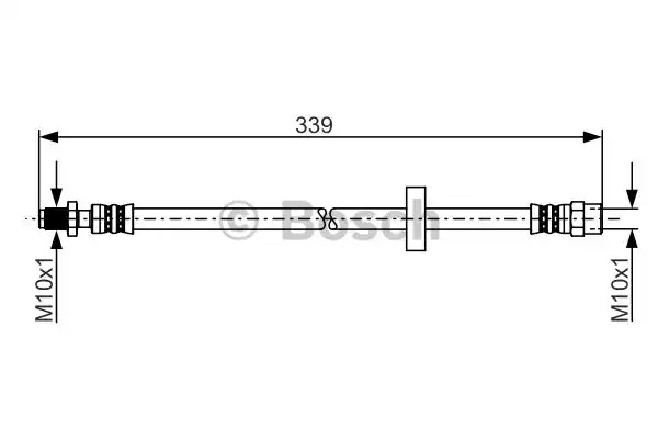 Шлангопровод BOSCH 1 987 481 236 (BH1128)