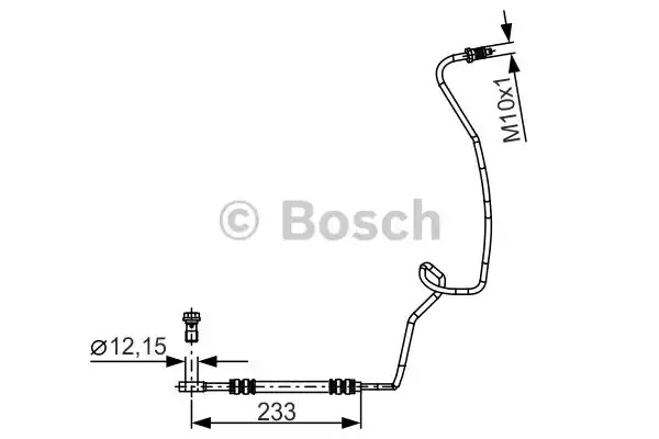 Шлангопровод BOSCH 1 987 481 338 (BH1230)