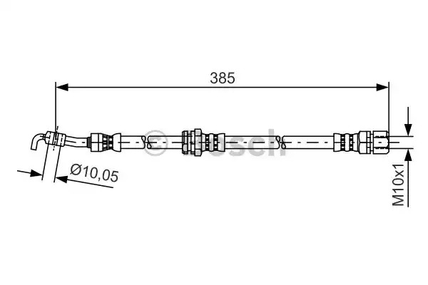 Шлангопровод BOSCH 1 987 481 385 (BH1273)