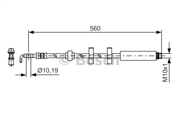 Шлангопровод BOSCH 1 987 481 406 (BH1294)