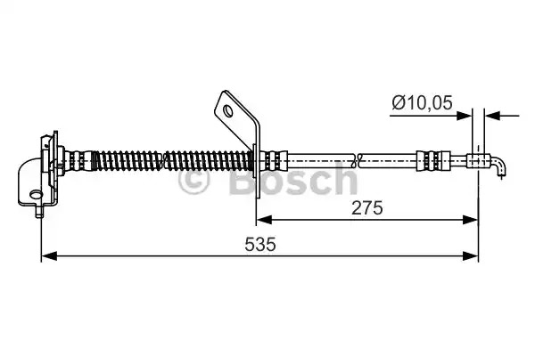 Шлангопровод BOSCH 1 987 481 414 (BH1302)