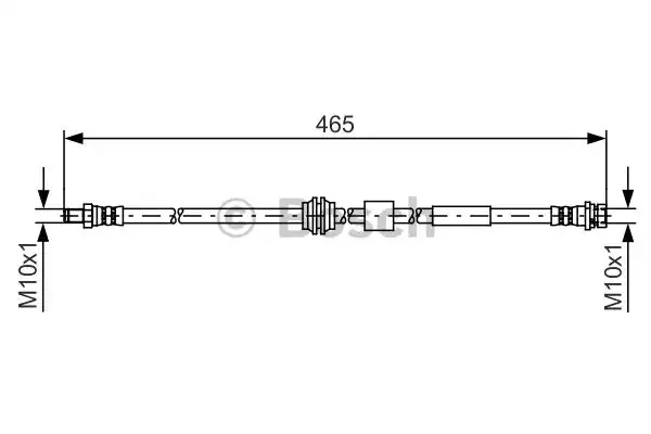 Шлангопровод BOSCH 1 987 481 451 (BH1339)