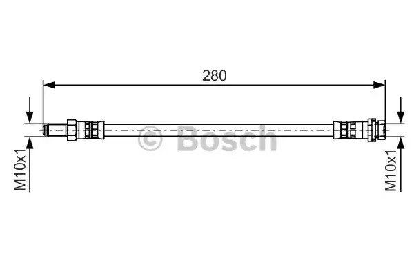 Шлангопровод BOSCH 1 987 481 488 (BH1374)