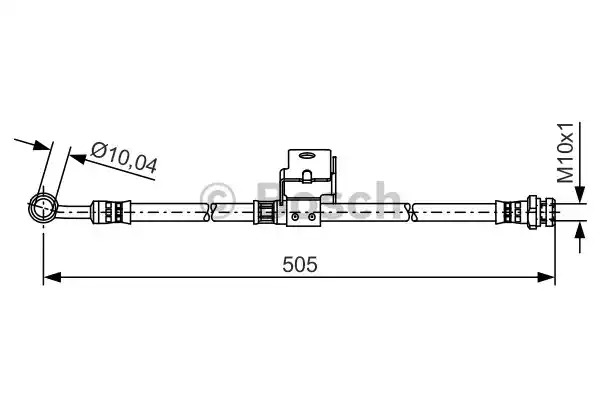 Шлангопровод BOSCH 1 987 481 506 (BH1392)