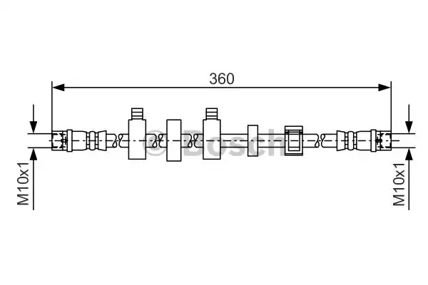 Шлангопровод BOSCH 1 987 481 538 (BH1422)