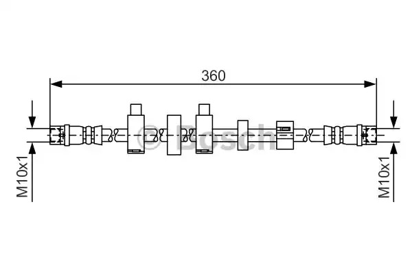Шлангопровод BOSCH 1 987 481 540 (BH1424)