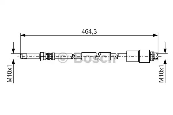 Шлангопровод BOSCH 1 987 481 541 (BH1425)