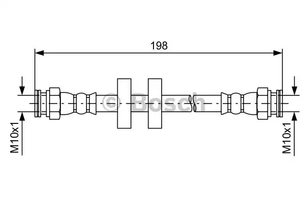 Шлангопровод BOSCH 1 987 481 581 (BH1465)