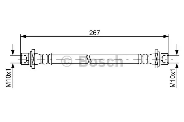 Шлангопровод BOSCH 1 987 481 584 (BH1468)