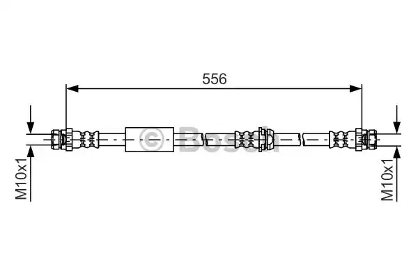 Шлангопровод BOSCH 1 987 481 593 (BH1477)