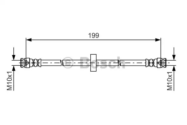 Шлангопровод BOSCH 1 987 481 607 (BH1491)