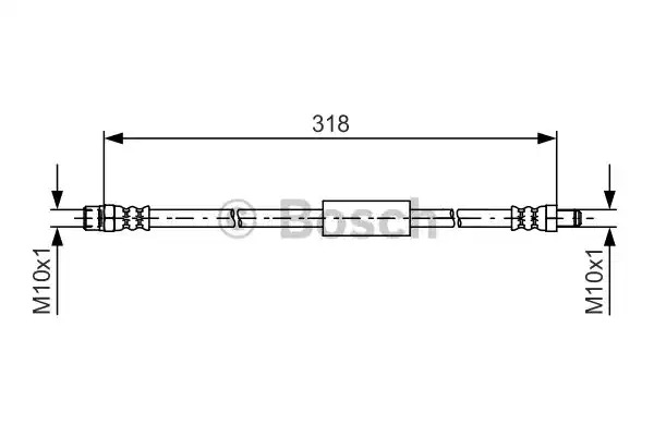 Шлангопровод BOSCH 1 987 481 618 (BH1502)