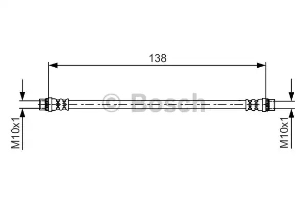Шлангопровод BOSCH 1 987 481 625 (BH1509)