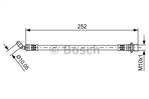 Шлангопровод BOSCH 1 987 481 662 (BH1546)