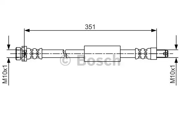 Шлангопровод BOSCH 1 987 481 705 (BH1589)