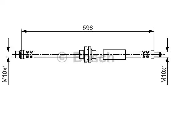 Шлангопровод BOSCH 1 987 481 708 (BH1592)