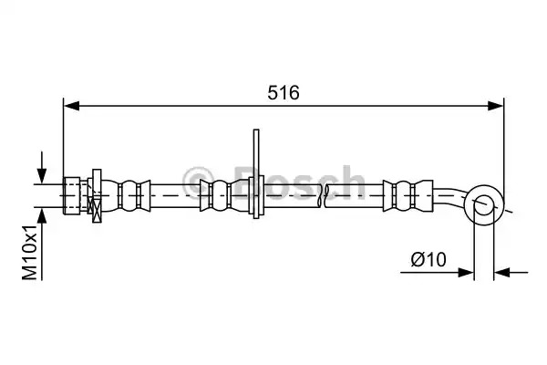 Шлангопровод BOSCH 1 987 481 730 (BH1614)