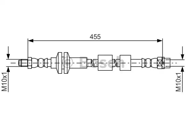 Шлангопровод BOSCH 1 987 481 783 (BH1667)