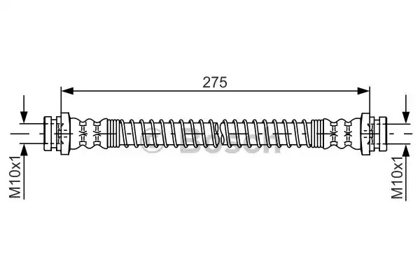 Шлангопровод BOSCH 1 987 481 802 (BH1686)