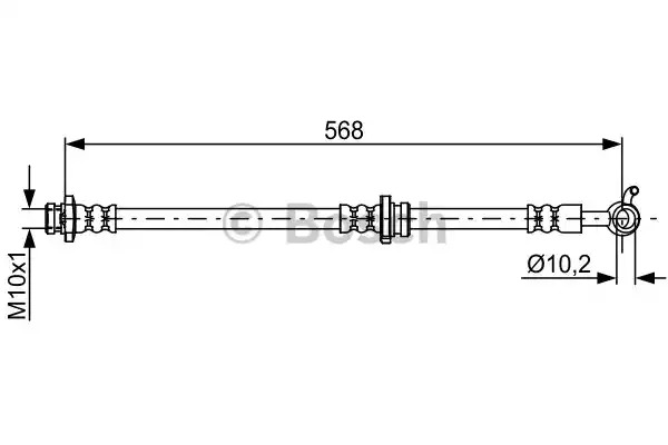 Шлангопровод BOSCH 1 987 481 821 (BH1705)