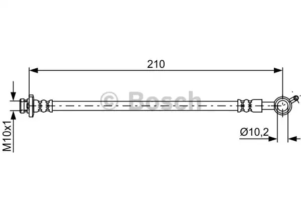 Шлангопровод BOSCH 1 987 481 830 (BH1714)