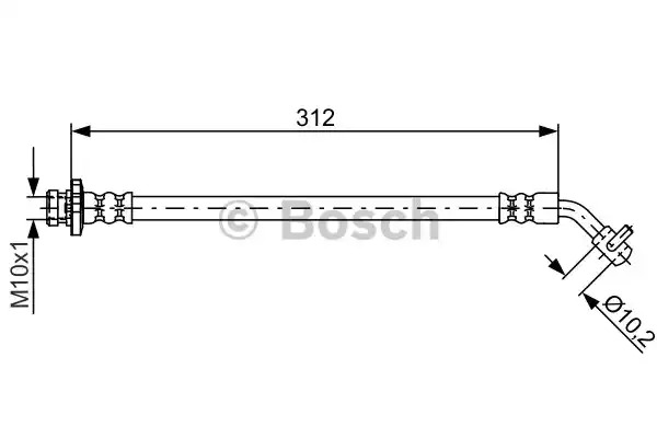 Шлангопровод BOSCH 1 987 481 839 (BH1723)