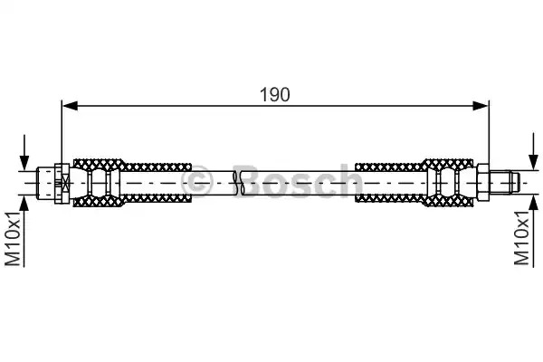 Шлангопровод BOSCH 1 987 481 845 (BH1729)