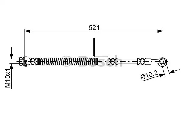 Шлангопровод BOSCH 1 987 481 865 (BH1749)