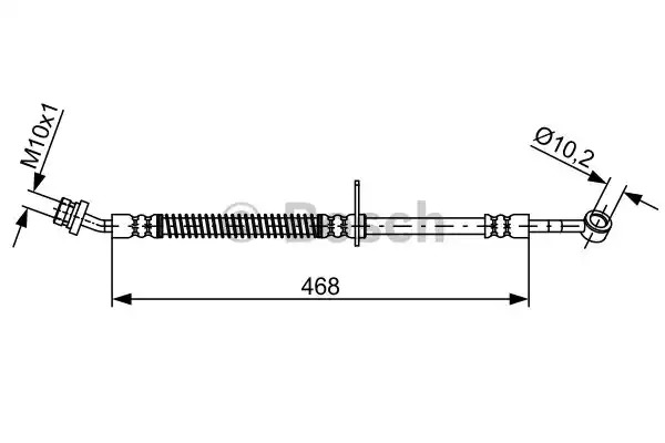 Шлангопровод BOSCH 1 987 481 867 (BH1751)