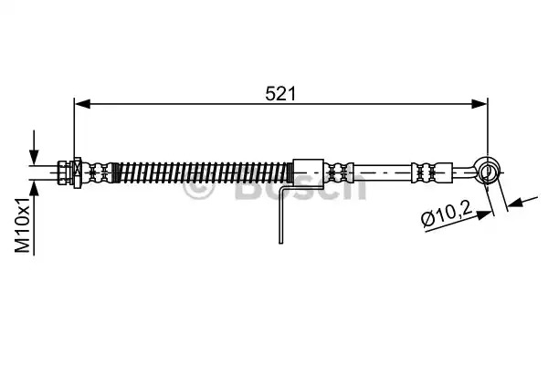 Шлангопровод BOSCH 1 987 481 871 (BH1755)