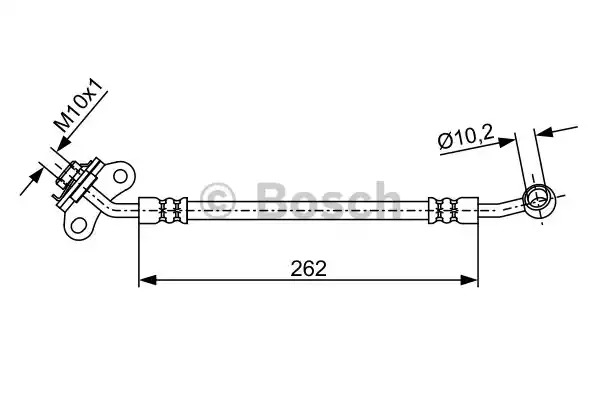 Шлангопровод BOSCH 1 987 481 885 (BH1769)