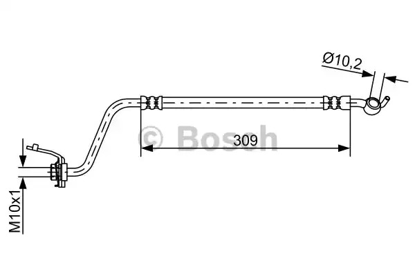 Шлангопровод BOSCH 1 987 481 890 (BH1774)