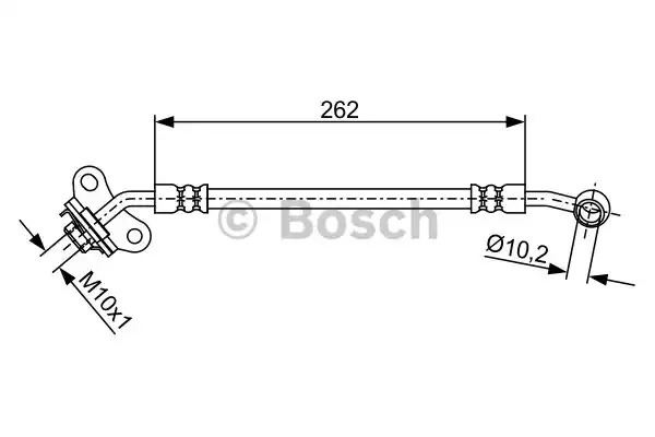 Шлангопровод BOSCH 1 987 481 893 (BH1777)