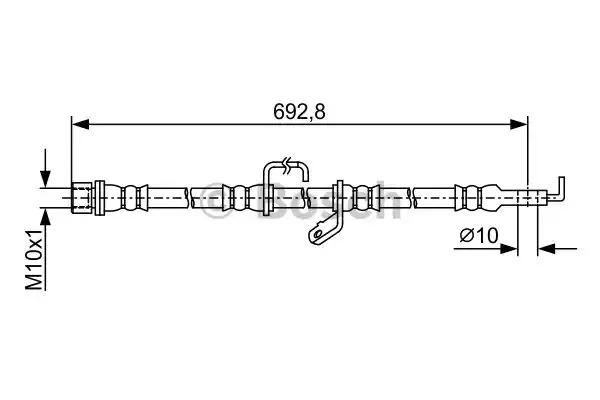 Шлангопровод BOSCH 1 987 481 921 (BH1805)