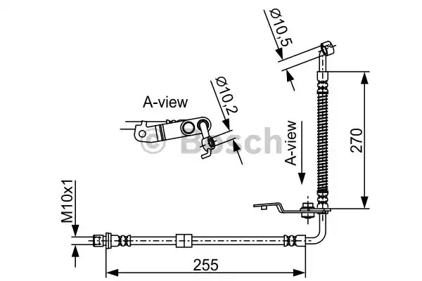 Шлангопровод BOSCH 1 987 481 953 (BH1837)