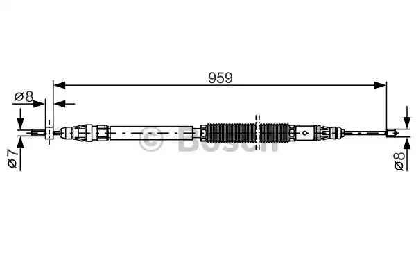 Трос BOSCH 1 987 482 001 (BC895)