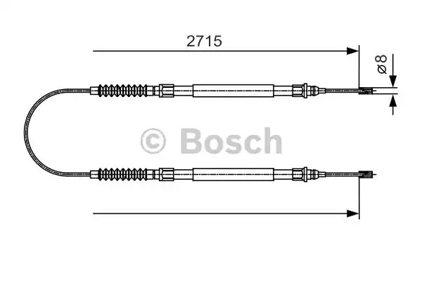 Трос BOSCH 1 987 482 003 (BC897)